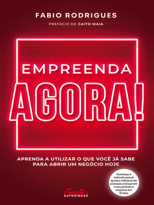 cover image of Empreenda agora!